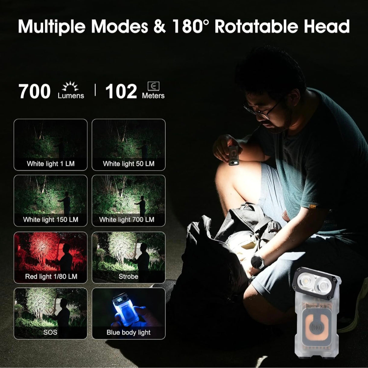 LA MAS PODEROSA MINILINTERNA RECARGABLE WUBEN X3 DEL MERCADO